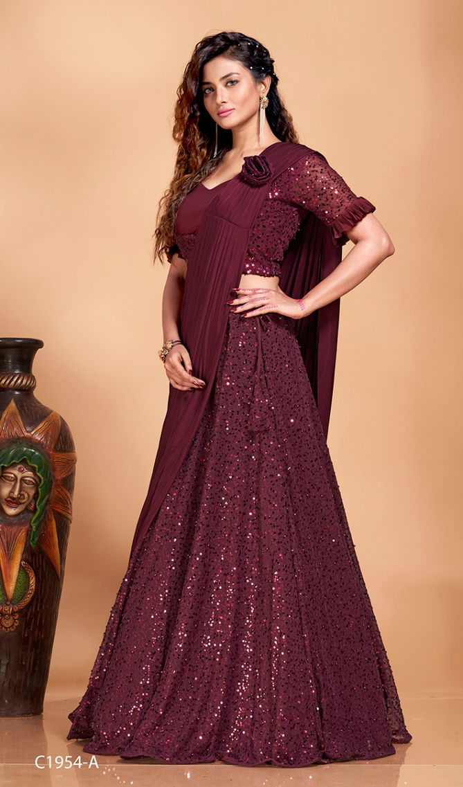 Amoha Trendz C1954 Party Wear Lehenga Choli Catalog
